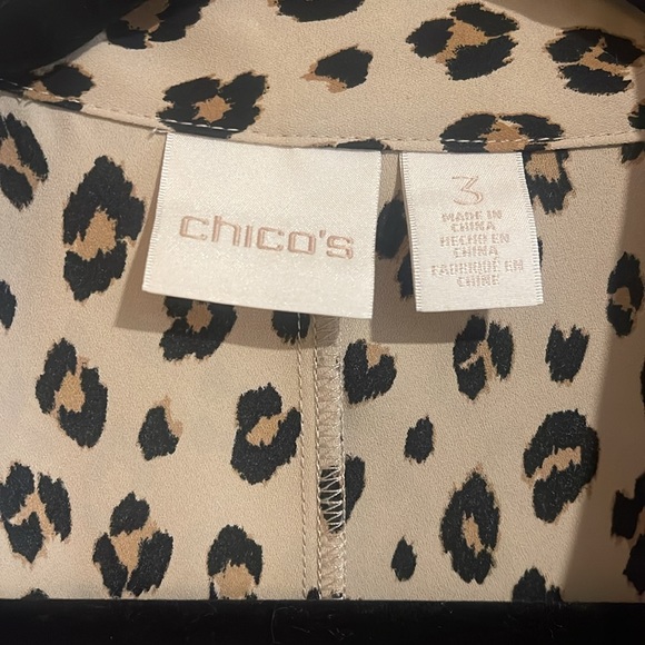 Chico’s Leopard Topper - Picture 3 of 7